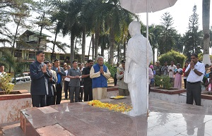 The Governor of Arunachal Pradesh Shri PB Acharya celebrate Martyrs' Day at Itanagar on 30th January 2017.